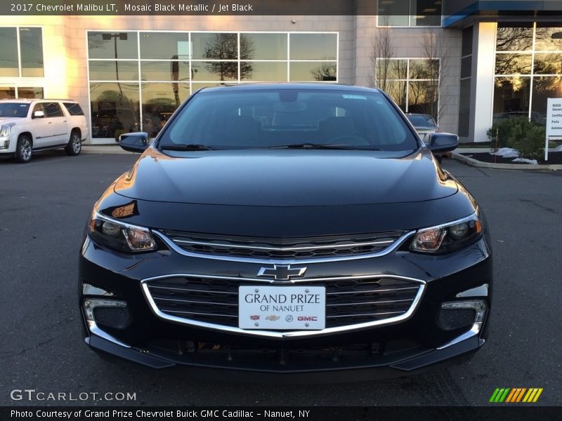 Mosaic Black Metallic / Jet Black 2017 Chevrolet Malibu LT