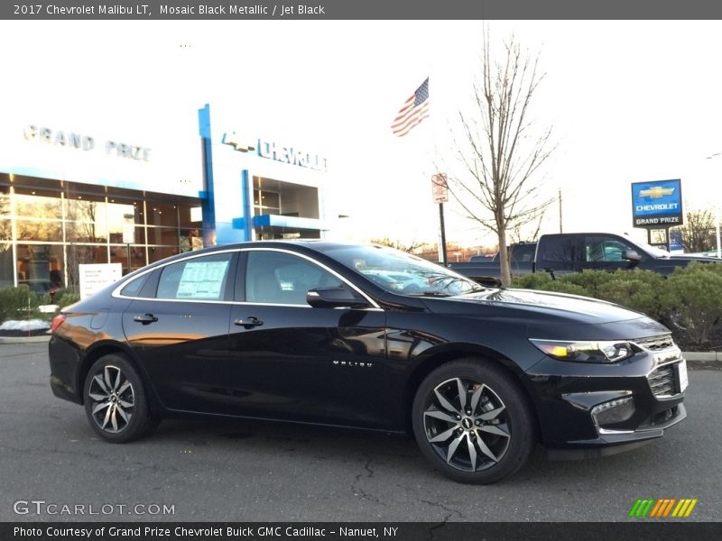 Mosaic Black Metallic / Jet Black 2017 Chevrolet Malibu LT