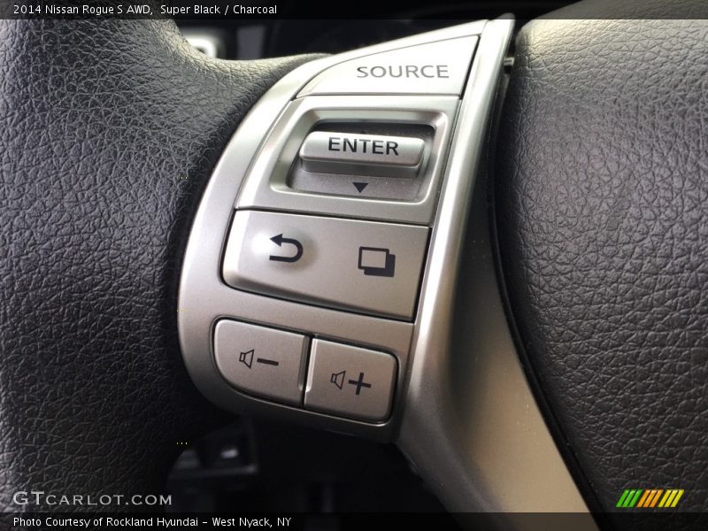 Super Black / Charcoal 2014 Nissan Rogue S AWD