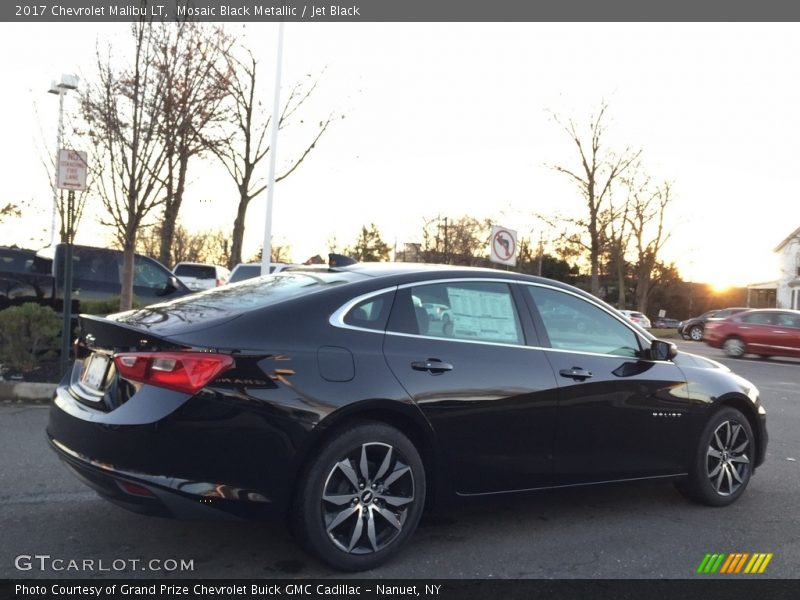 Mosaic Black Metallic / Jet Black 2017 Chevrolet Malibu LT