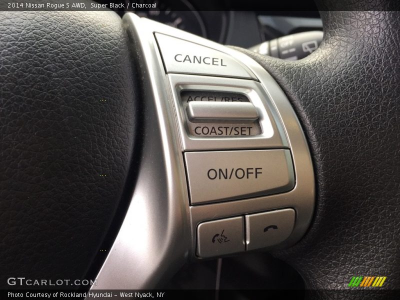 Super Black / Charcoal 2014 Nissan Rogue S AWD