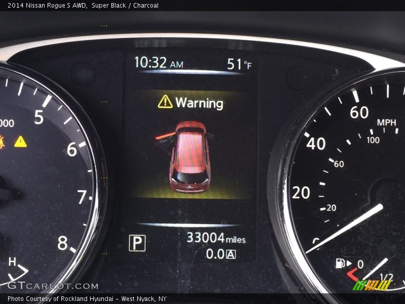 Super Black / Charcoal 2014 Nissan Rogue S AWD