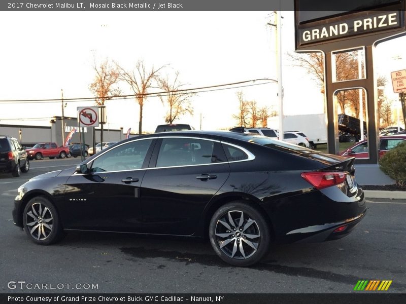 Mosaic Black Metallic / Jet Black 2017 Chevrolet Malibu LT