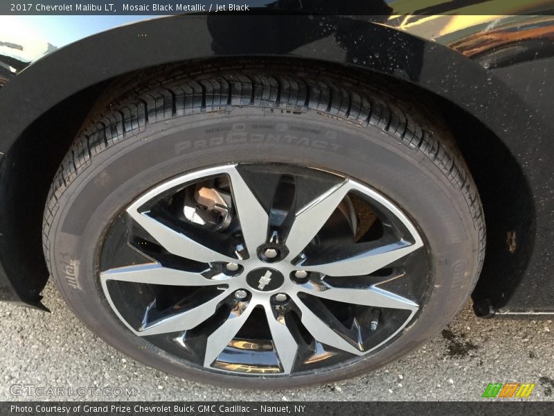 Mosaic Black Metallic / Jet Black 2017 Chevrolet Malibu LT