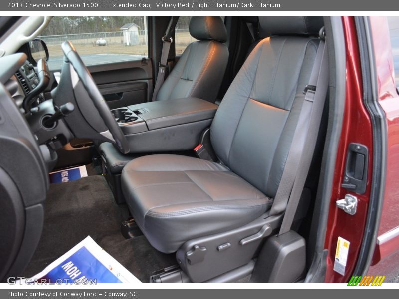 Victory Red / Light Titanium/Dark Titanium 2013 Chevrolet Silverado 1500 LT Extended Cab