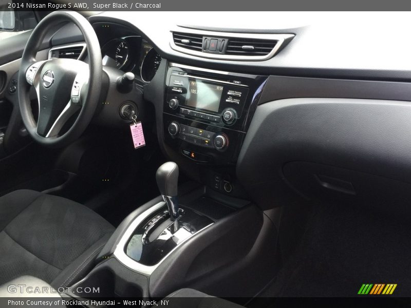 Super Black / Charcoal 2014 Nissan Rogue S AWD