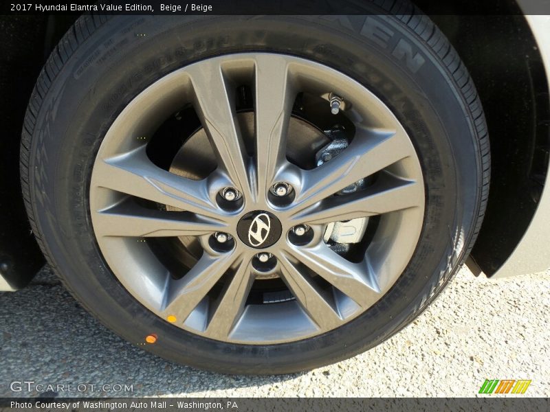 Beige / Beige 2017 Hyundai Elantra Value Edition