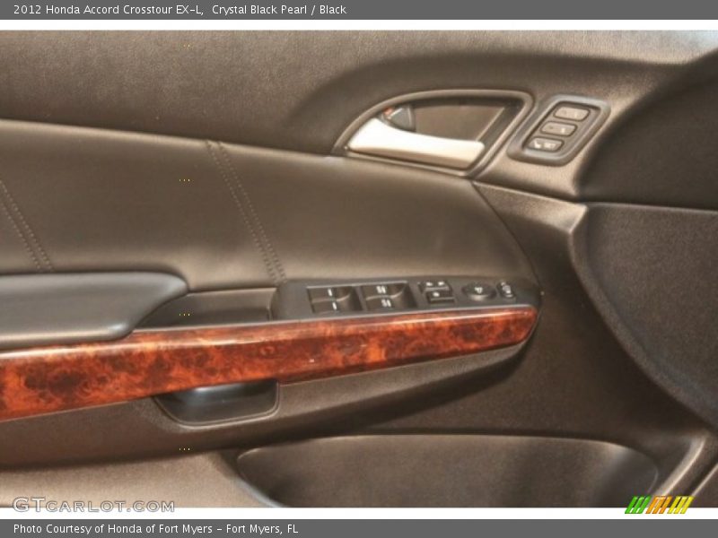 Crystal Black Pearl / Black 2012 Honda Accord Crosstour EX-L