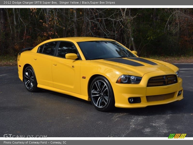 Stinger Yellow / Black/Super Bee Stripes 2012 Dodge Charger SRT8 Super Bee