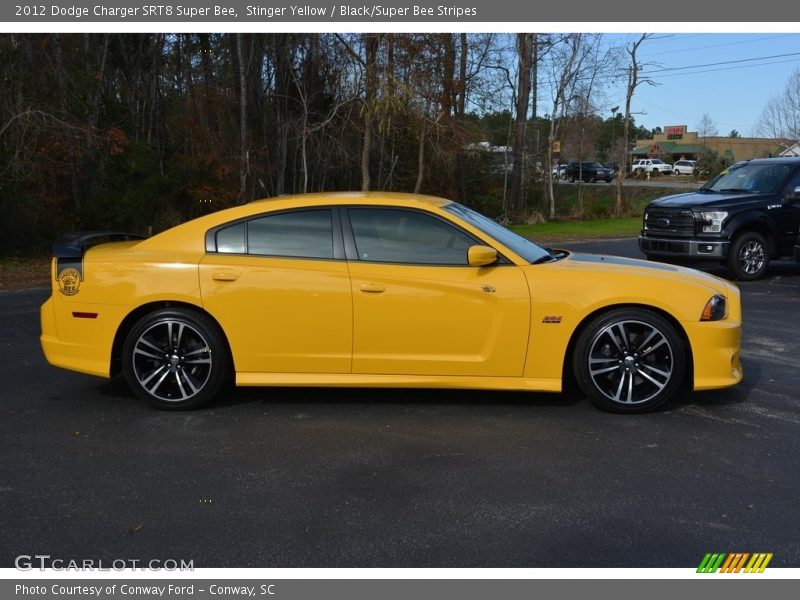Stinger Yellow / Black/Super Bee Stripes 2012 Dodge Charger SRT8 Super Bee