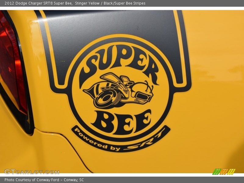 Stinger Yellow / Black/Super Bee Stripes 2012 Dodge Charger SRT8 Super Bee