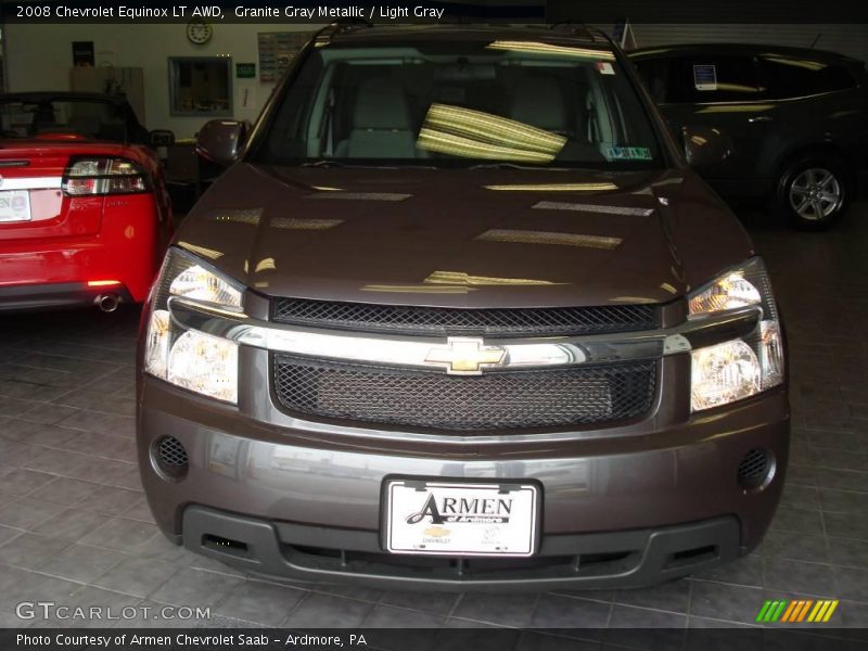 Granite Gray Metallic / Light Gray 2008 Chevrolet Equinox LT AWD