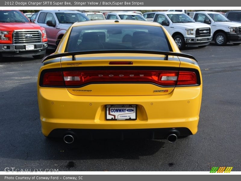 Stinger Yellow / Black/Super Bee Stripes 2012 Dodge Charger SRT8 Super Bee
