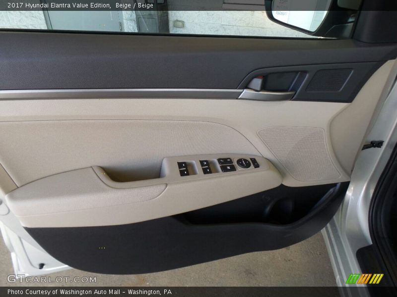 Beige / Beige 2017 Hyundai Elantra Value Edition