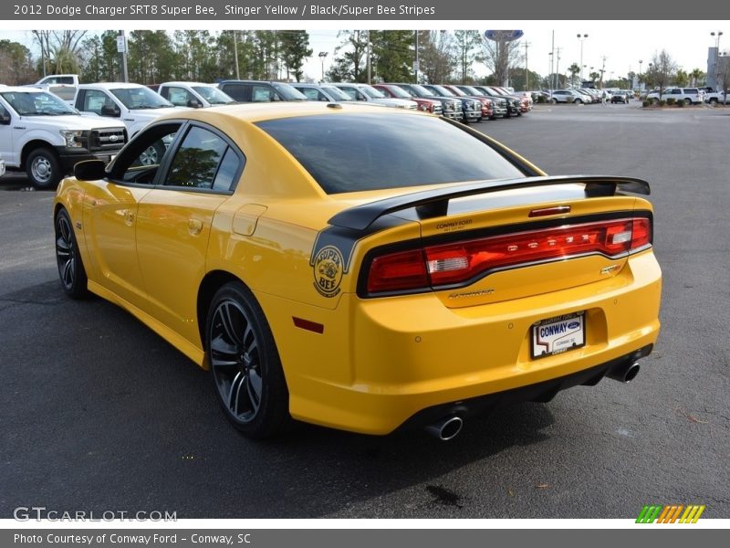 Stinger Yellow / Black/Super Bee Stripes 2012 Dodge Charger SRT8 Super Bee
