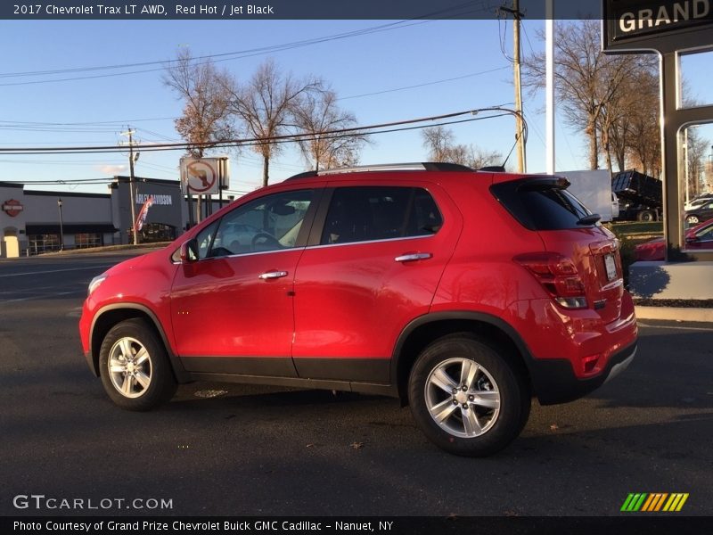 Red Hot / Jet Black 2017 Chevrolet Trax LT AWD