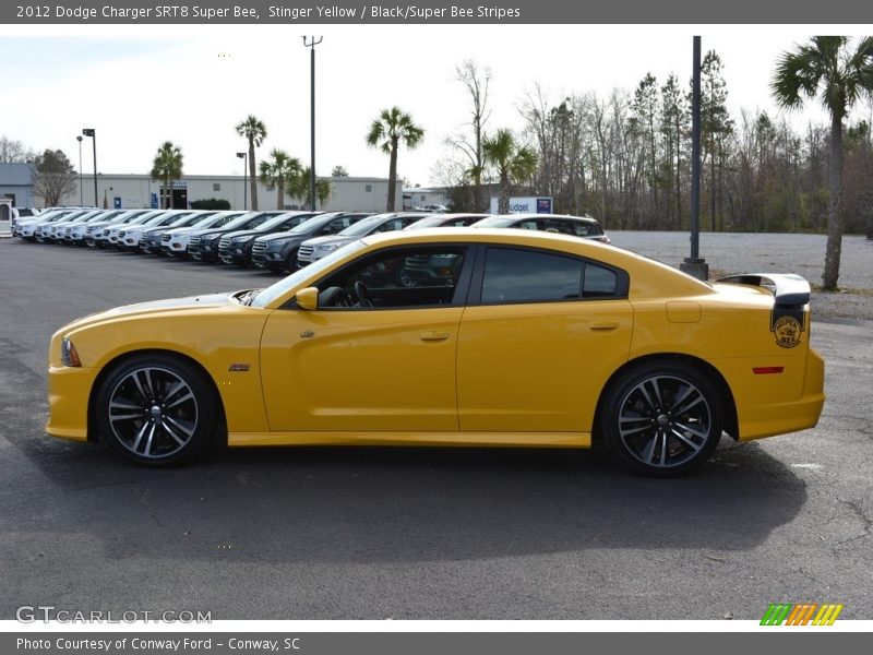 Stinger Yellow / Black/Super Bee Stripes 2012 Dodge Charger SRT8 Super Bee