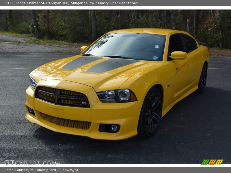 Stinger Yellow / Black/Super Bee Stripes 2012 Dodge Charger SRT8 Super Bee