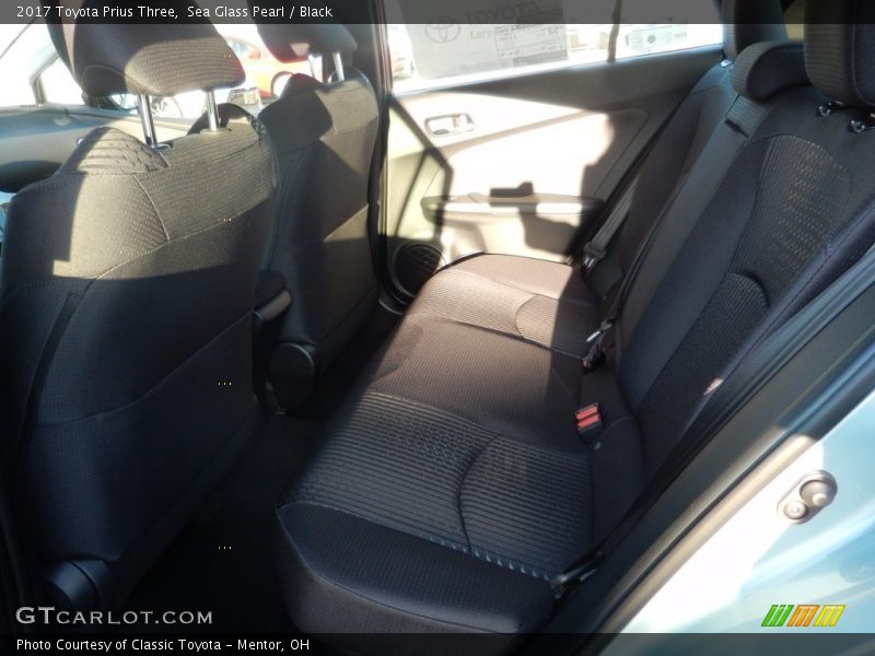 Sea Glass Pearl / Black 2017 Toyota Prius Three