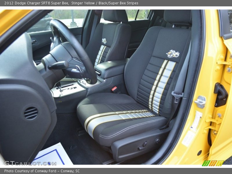 Stinger Yellow / Black/Super Bee Stripes 2012 Dodge Charger SRT8 Super Bee