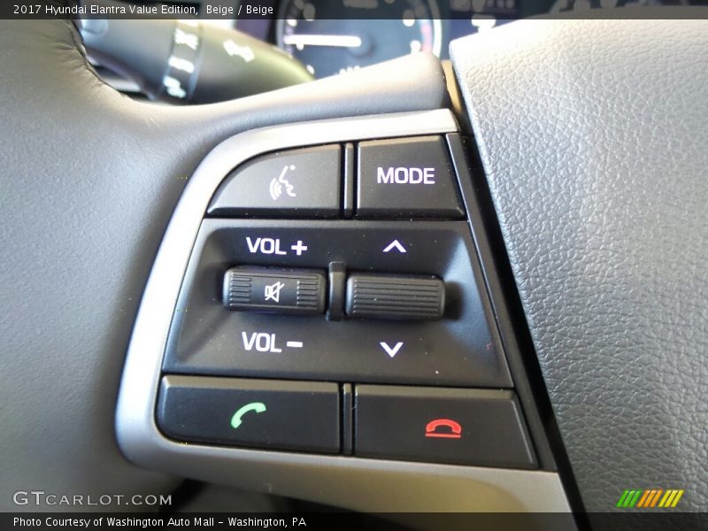 Beige / Beige 2017 Hyundai Elantra Value Edition