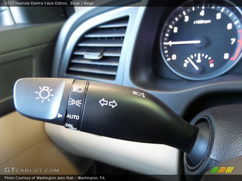 Beige / Beige 2017 Hyundai Elantra Value Edition