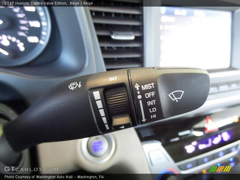 Beige / Beige 2017 Hyundai Elantra Value Edition