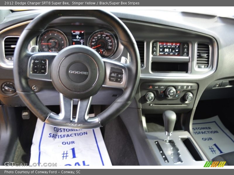 Stinger Yellow / Black/Super Bee Stripes 2012 Dodge Charger SRT8 Super Bee