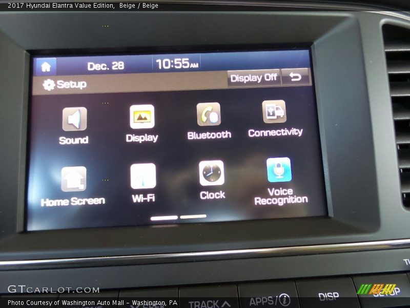 Beige / Beige 2017 Hyundai Elantra Value Edition