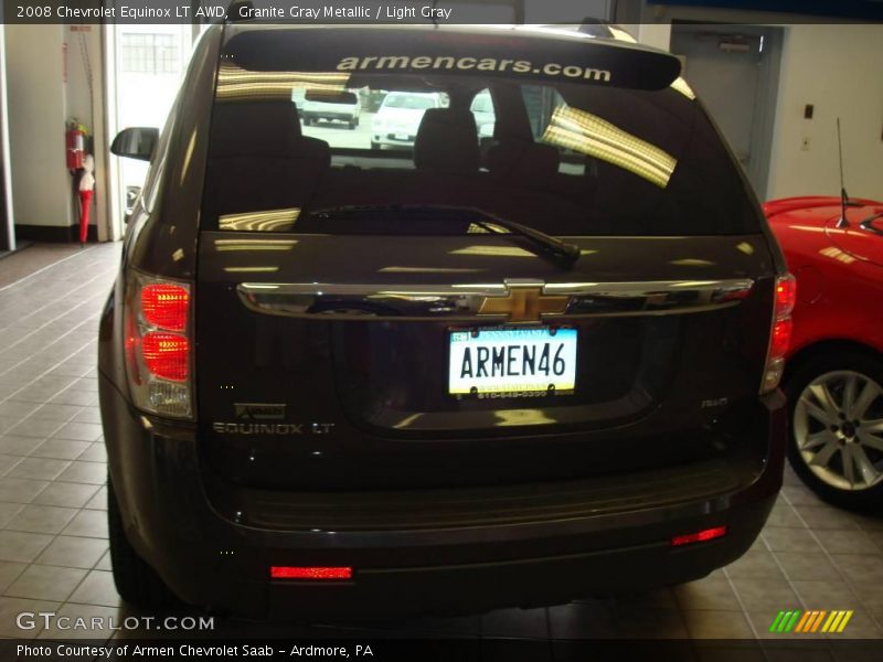 Granite Gray Metallic / Light Gray 2008 Chevrolet Equinox LT AWD
