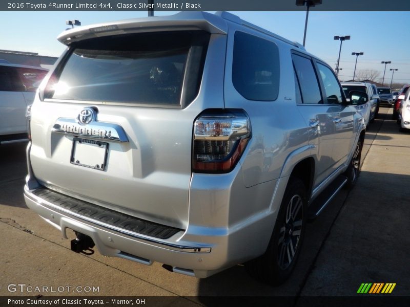 Classic Silver Metallic / Black 2016 Toyota 4Runner Limited 4x4