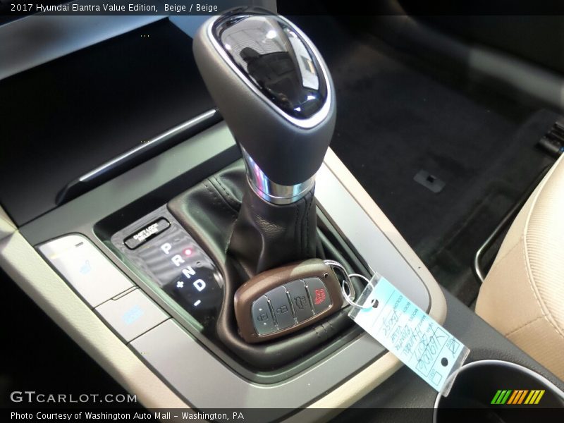 Beige / Beige 2017 Hyundai Elantra Value Edition