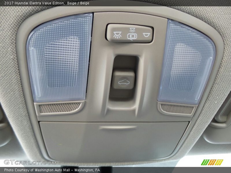 Beige / Beige 2017 Hyundai Elantra Value Edition