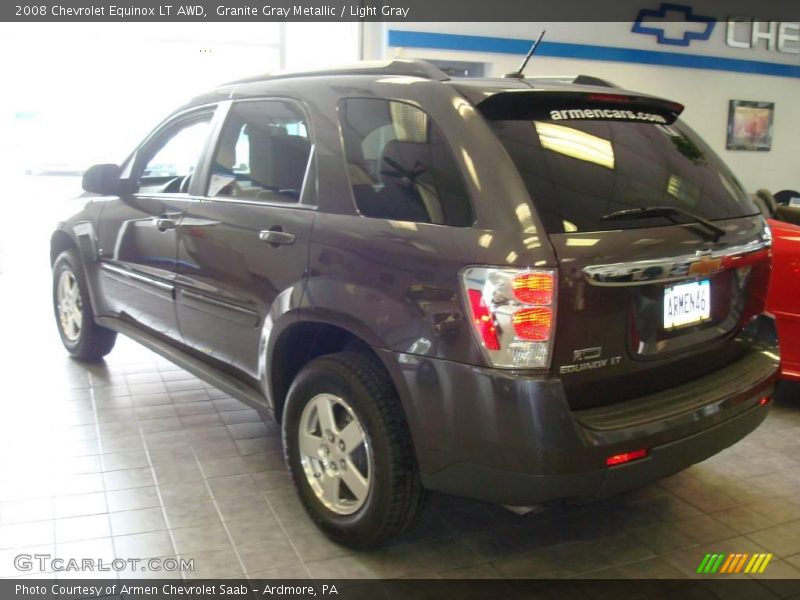 Granite Gray Metallic / Light Gray 2008 Chevrolet Equinox LT AWD