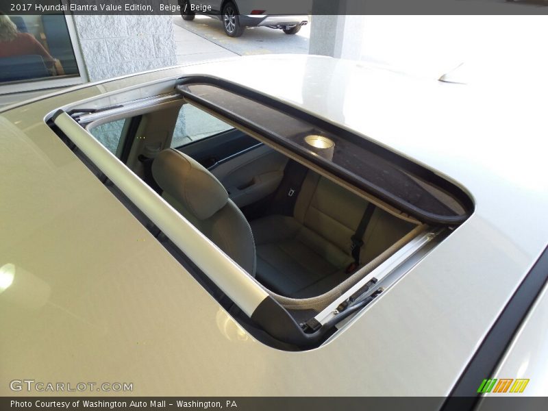 Beige / Beige 2017 Hyundai Elantra Value Edition