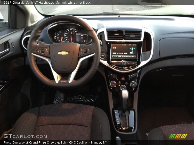 Summit White / Jet Black 2017 Chevrolet Sonic LT Hatchback