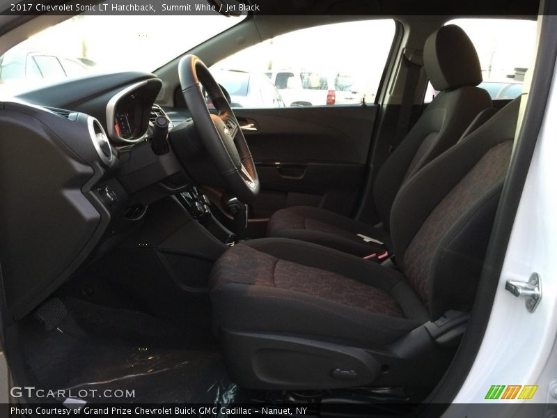 Summit White / Jet Black 2017 Chevrolet Sonic LT Hatchback