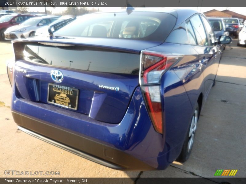 Blue Crush Metallic / Black 2017 Toyota Prius Prius Four