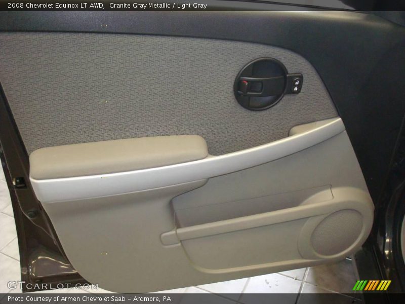 Granite Gray Metallic / Light Gray 2008 Chevrolet Equinox LT AWD