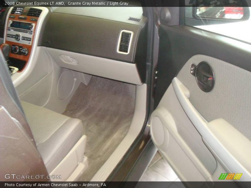 Granite Gray Metallic / Light Gray 2008 Chevrolet Equinox LT AWD