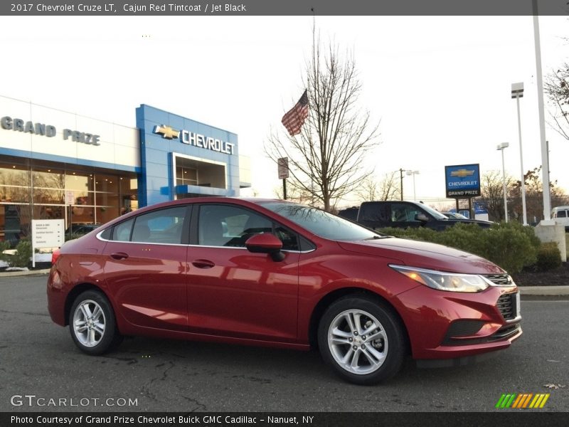 Cajun Red Tintcoat / Jet Black 2017 Chevrolet Cruze LT