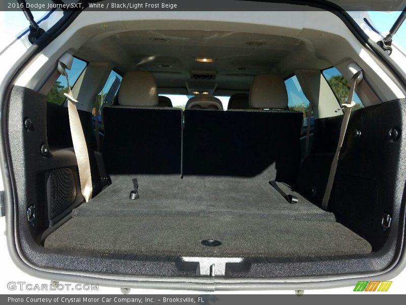 White / Black/Light Frost Beige 2016 Dodge Journey SXT
