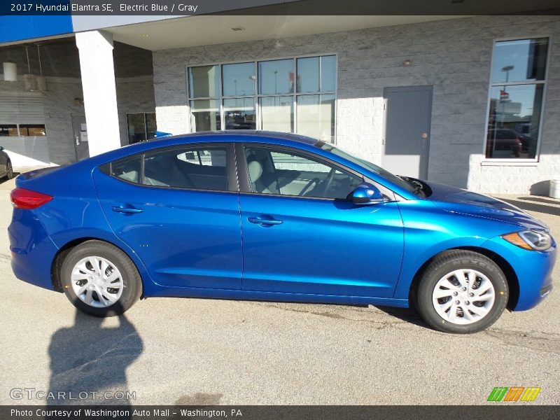 Electric Blue / Gray 2017 Hyundai Elantra SE