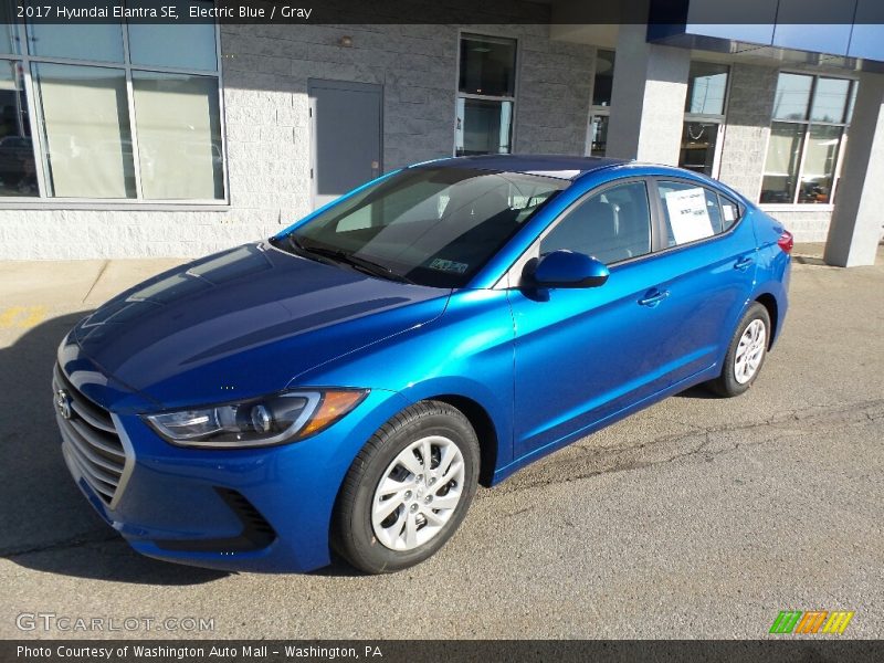 Electric Blue / Gray 2017 Hyundai Elantra SE