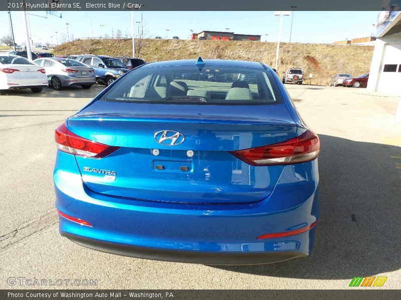 Electric Blue / Gray 2017 Hyundai Elantra SE