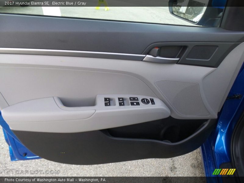 Electric Blue / Gray 2017 Hyundai Elantra SE