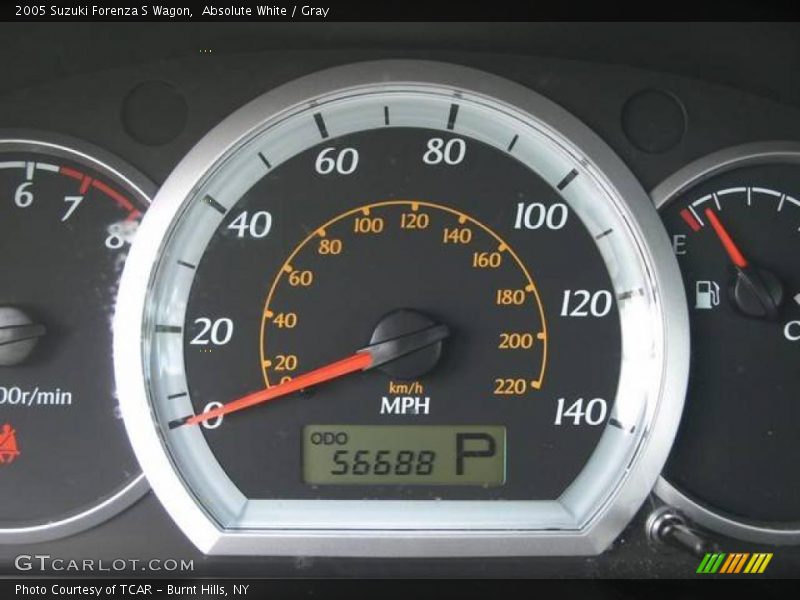Absolute White / Gray 2005 Suzuki Forenza S Wagon