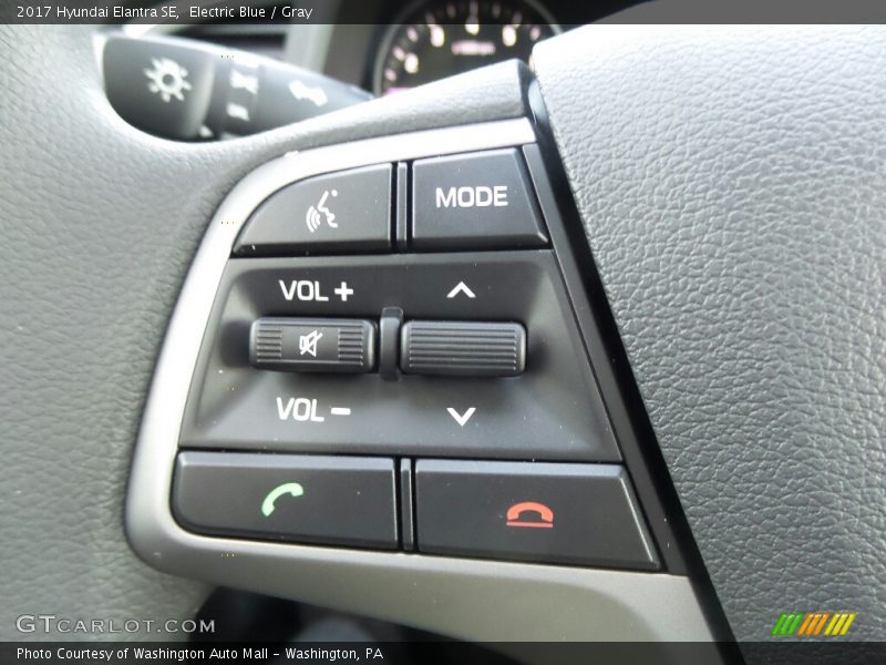 Electric Blue / Gray 2017 Hyundai Elantra SE