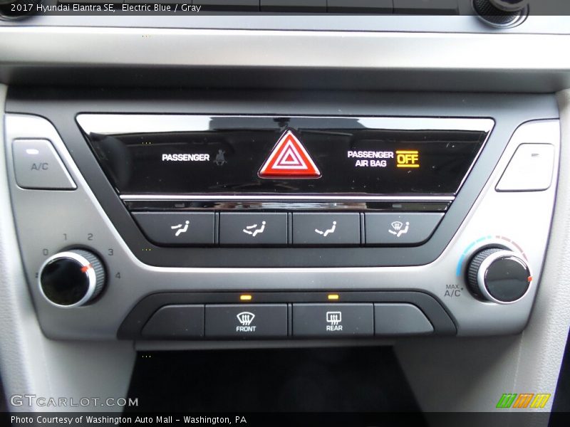 Electric Blue / Gray 2017 Hyundai Elantra SE