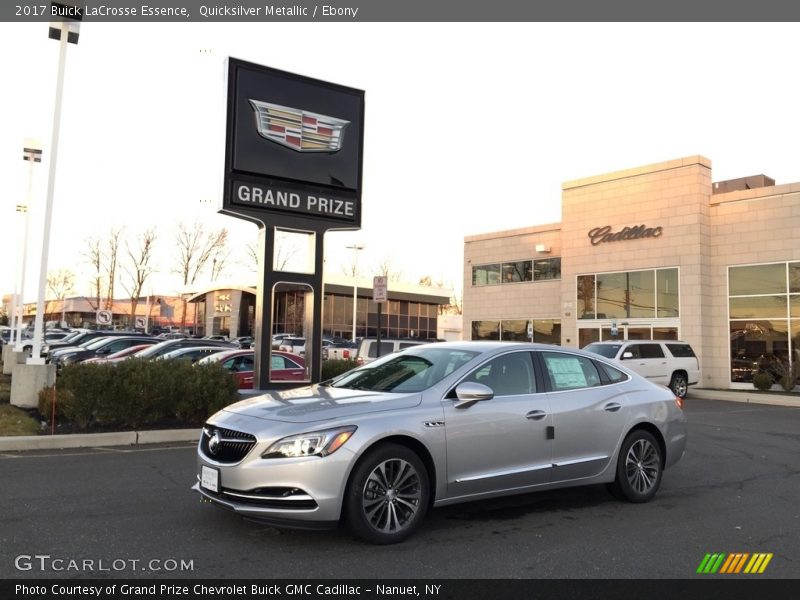 Quicksilver Metallic / Ebony 2017 Buick LaCrosse Essence